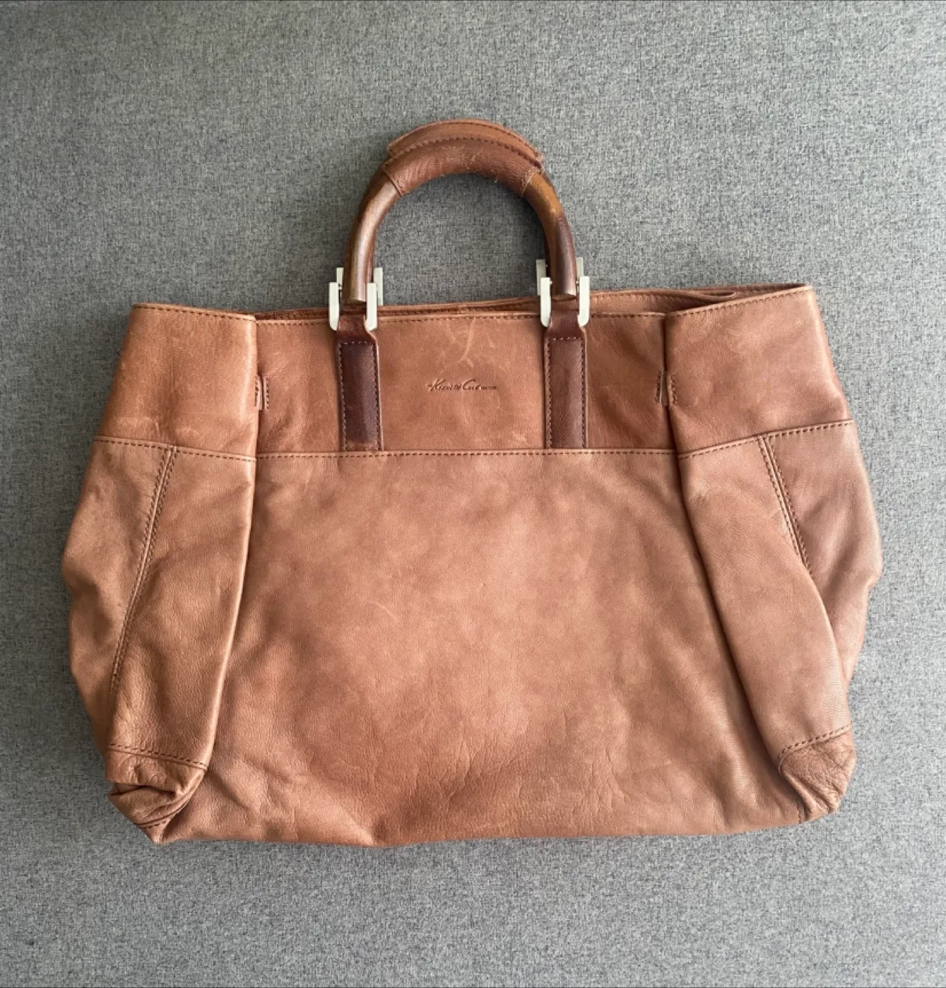 Vintage Kenneth Cole Leather Handbag thumbnail
