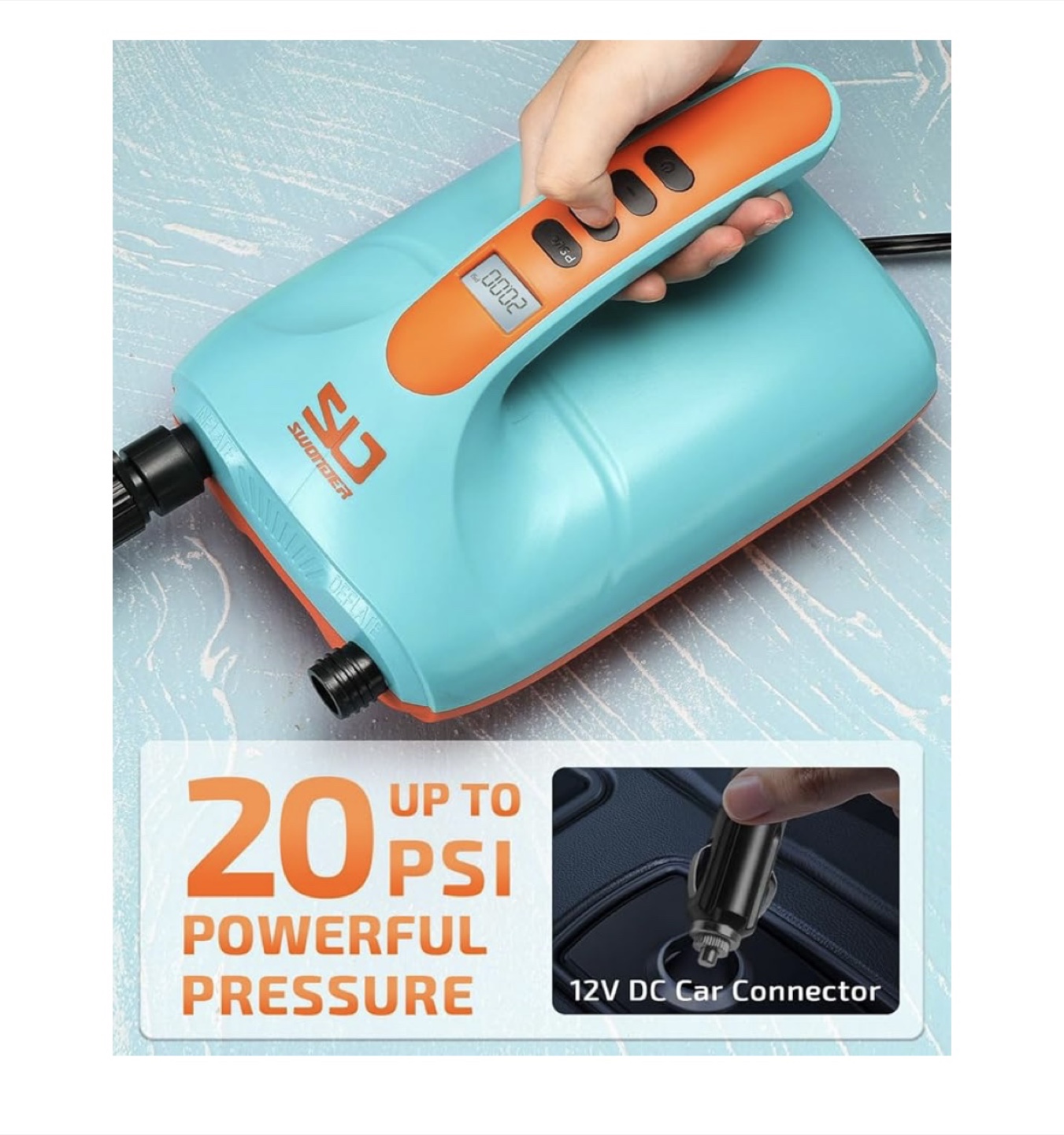 SWONDER 20 PSI AIR PUMP - photo 2