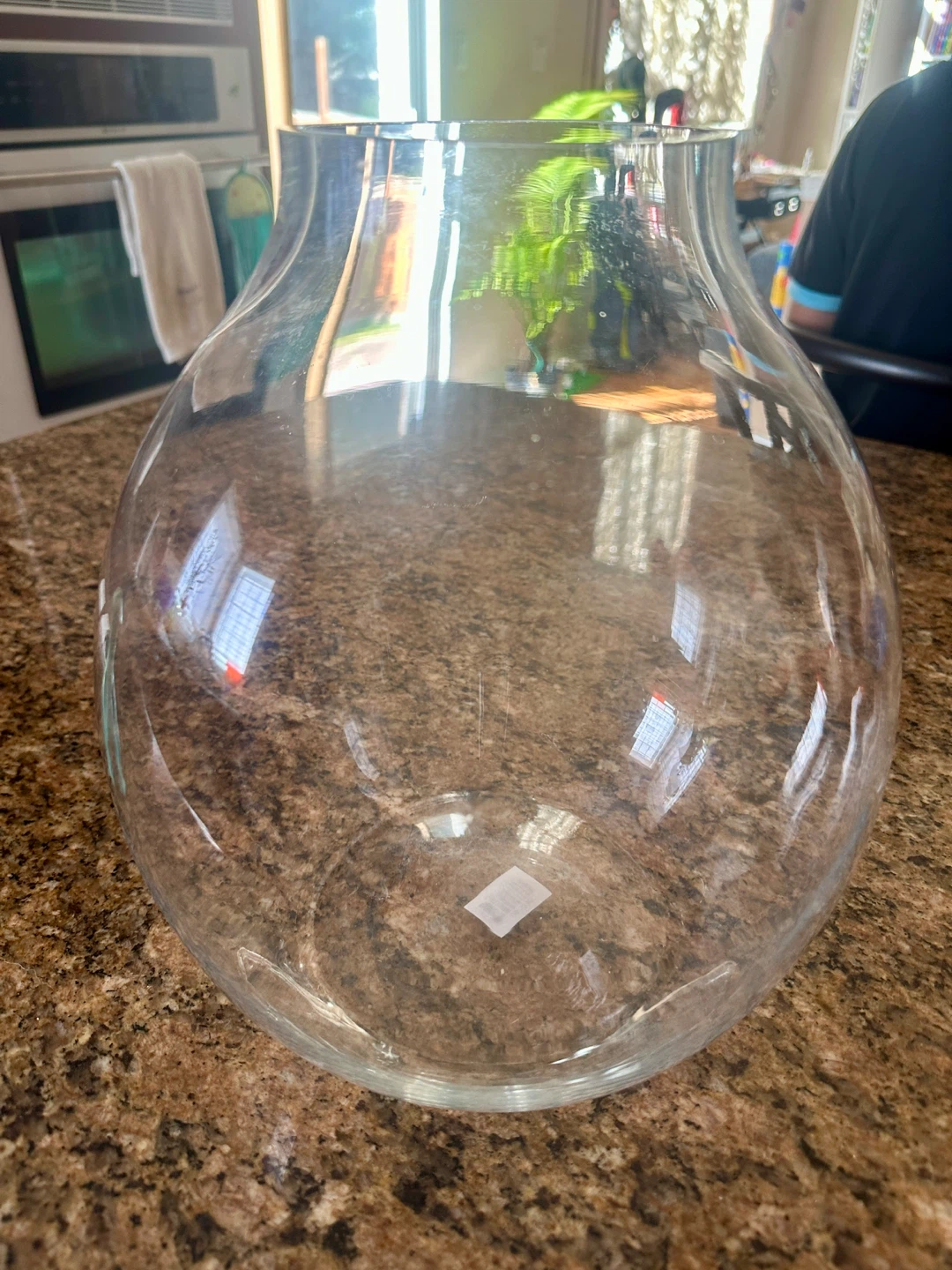 Clear Glass Vase