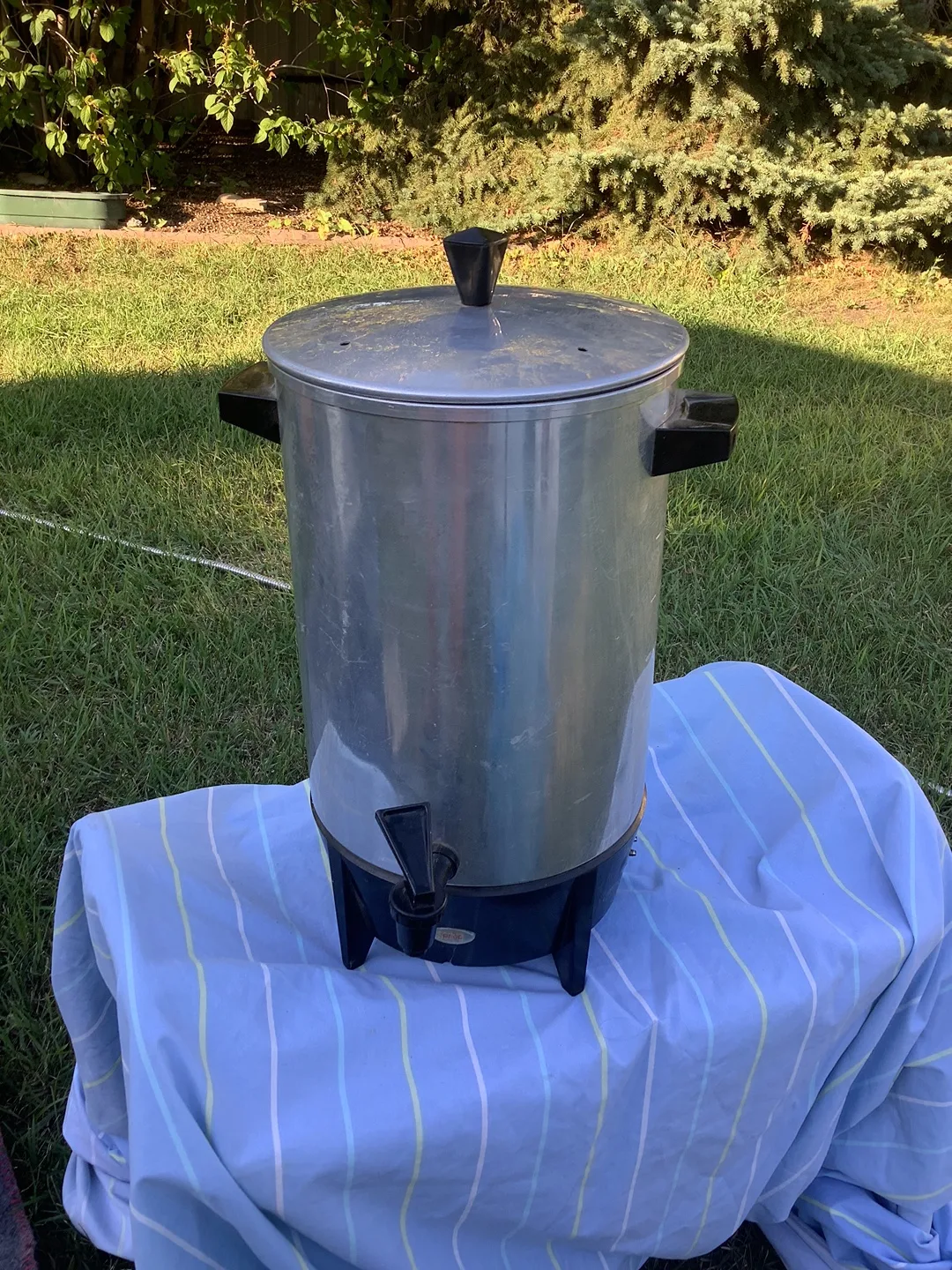 Vintage Aluminum Coffee Percolator thumbnail