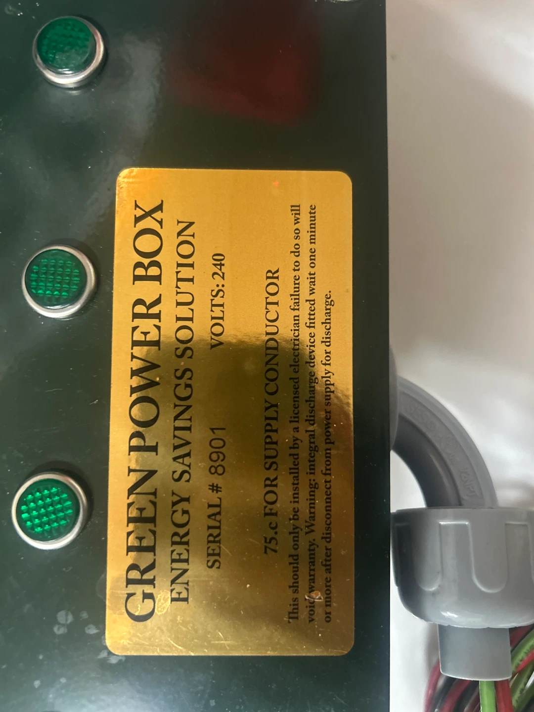 Green Power Box Energy Savings Solution - photo 3