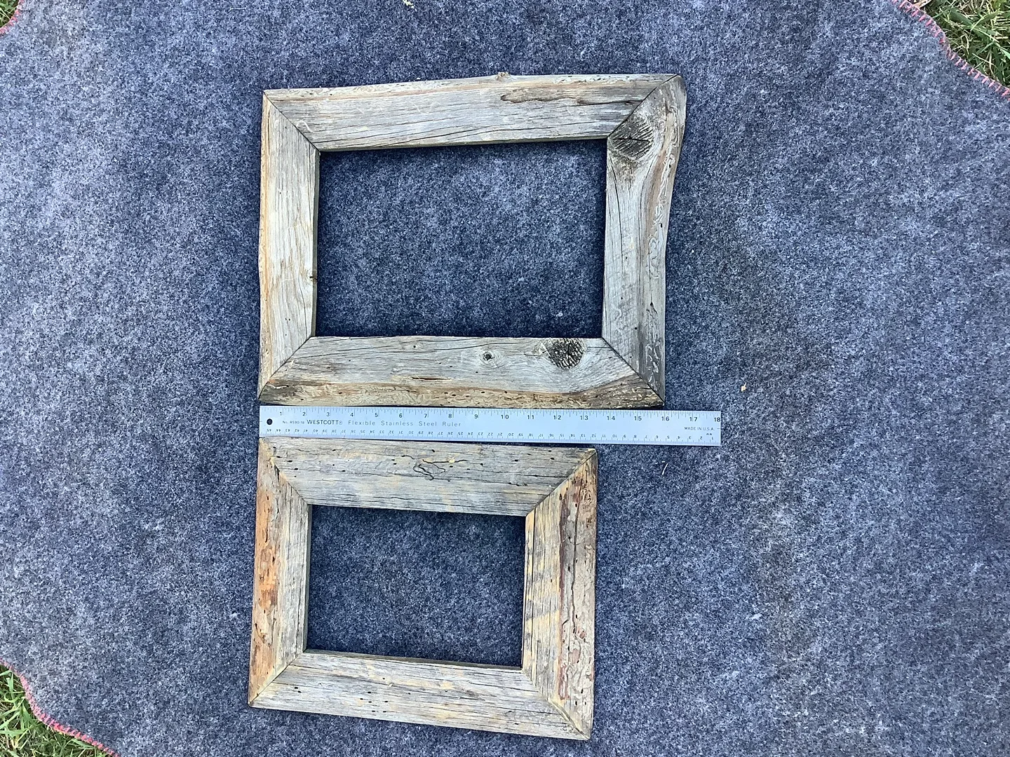 Rustic Wood Picture Frames - Set of 2 thumbnail