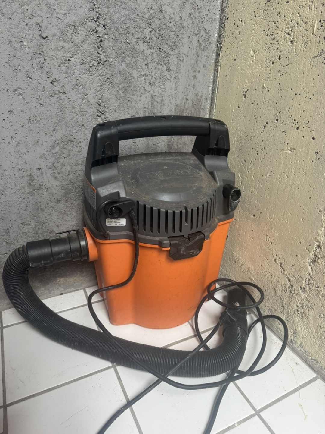 Ridgid Wet/Dry Vacuum