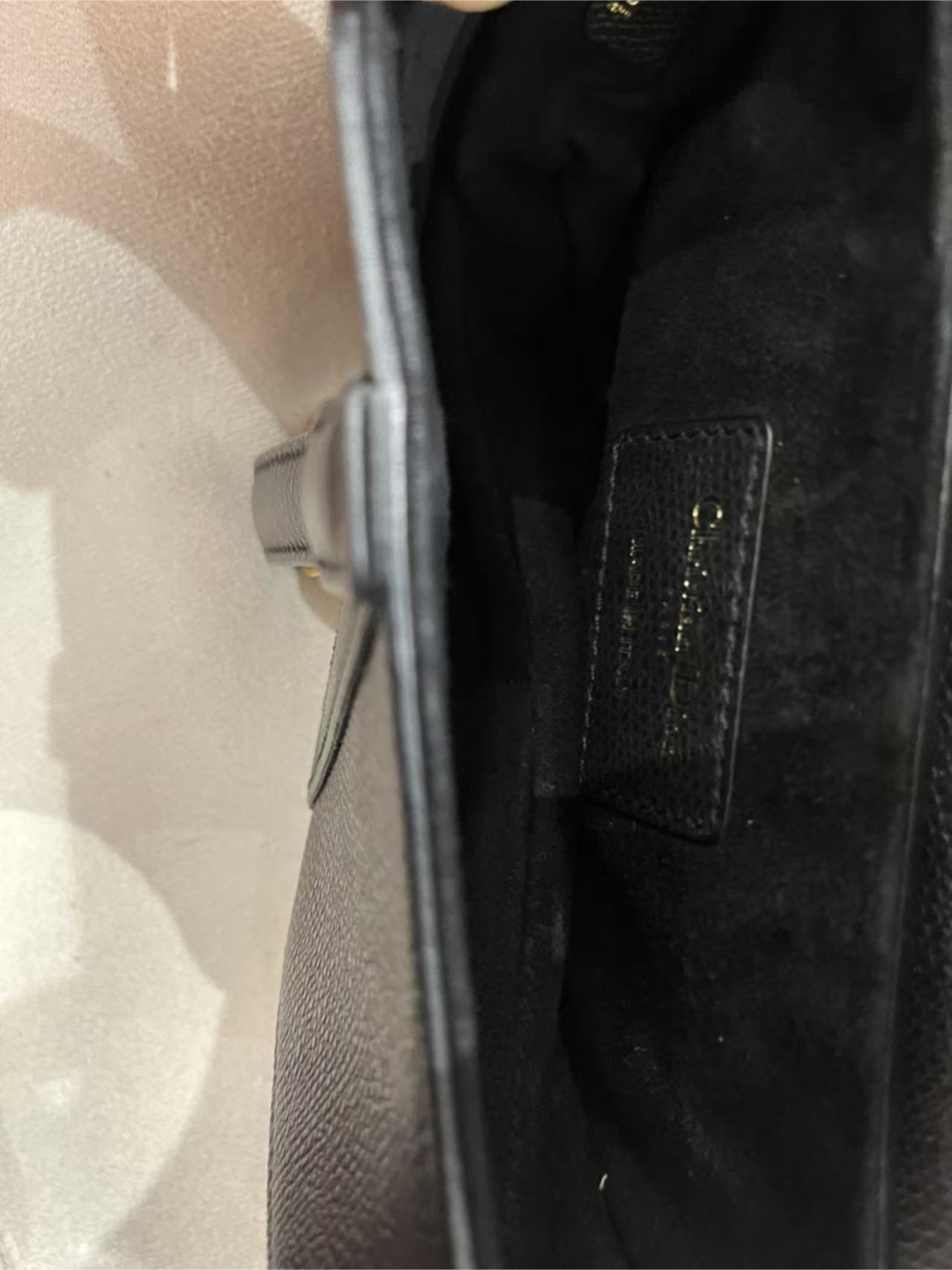 Dior Saddle Bag with Strap - Black - photo 3