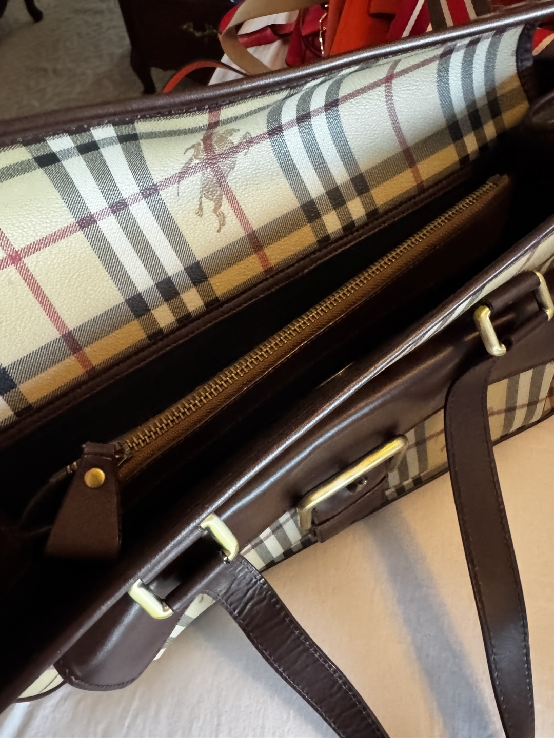 Burberry Plaid Handbag - photo 2