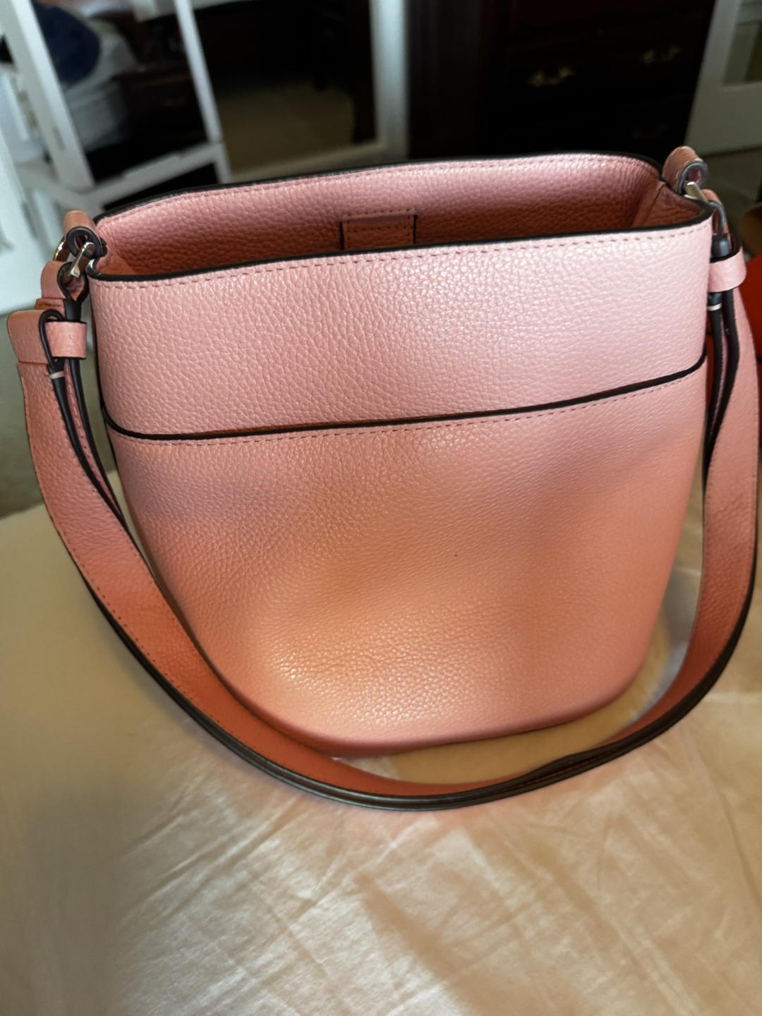 Kate Spade Pink Leather Bucket Bag - photo 2