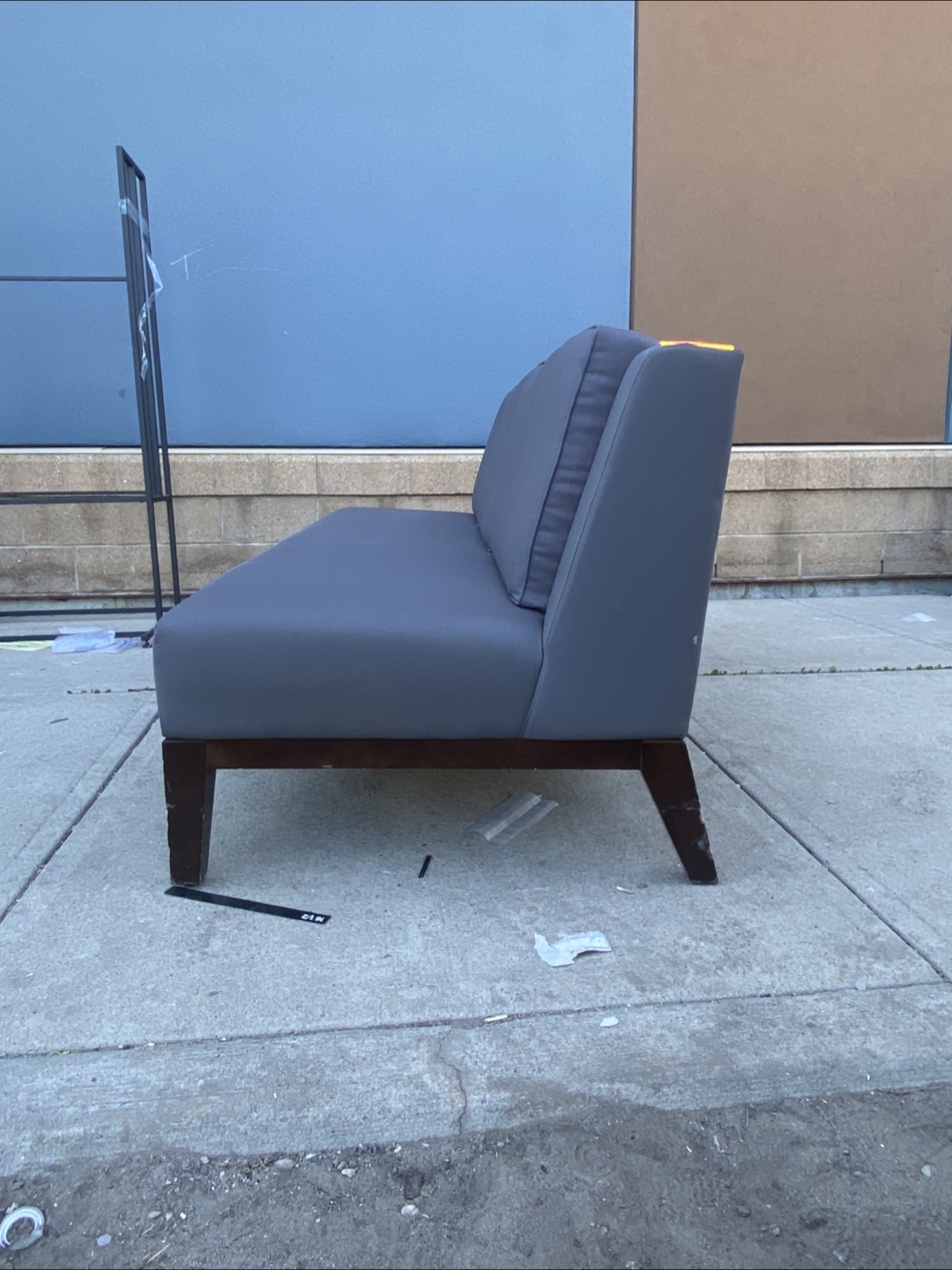 Grey 3-Seat Sofa - photo 4
