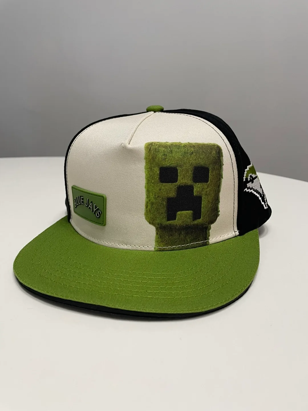 Minecraft Movie Creeper Blue Jays Hat thumbnail