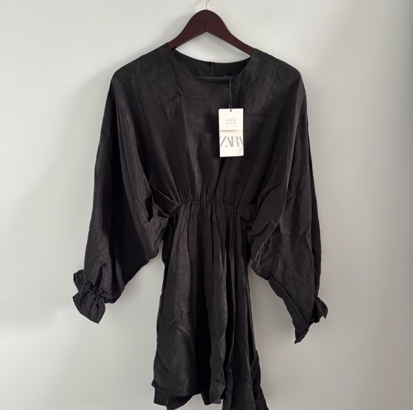 NWT Zara | Black Mini Dress - XS - photo 2