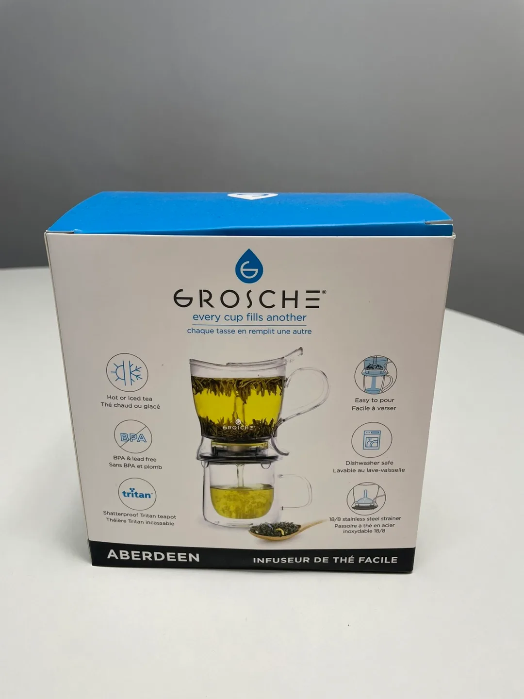 BNIB - Grosche Aberdeen Easy Tea Steeper image indicator(2)