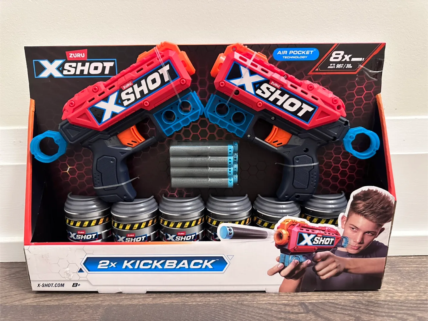 Brand new Zuru X-Shot Kickback 2-Pack Blaster Set thumbnail