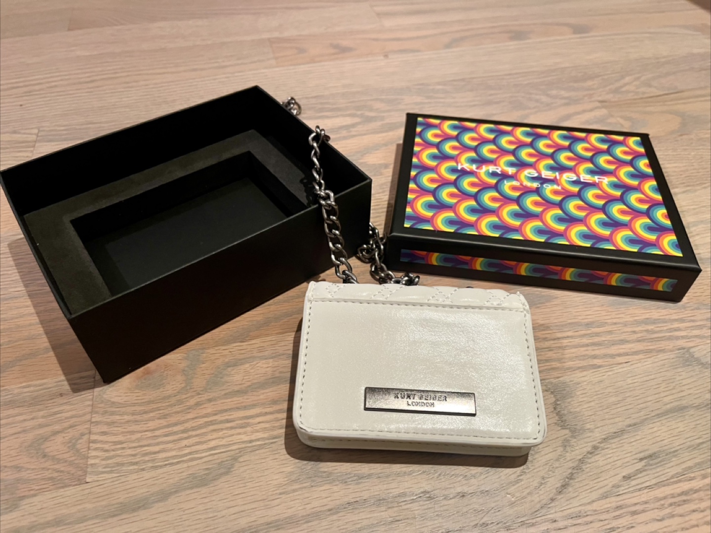 Kurt Geiger London White Quilted Mini Kensington - photo 3
