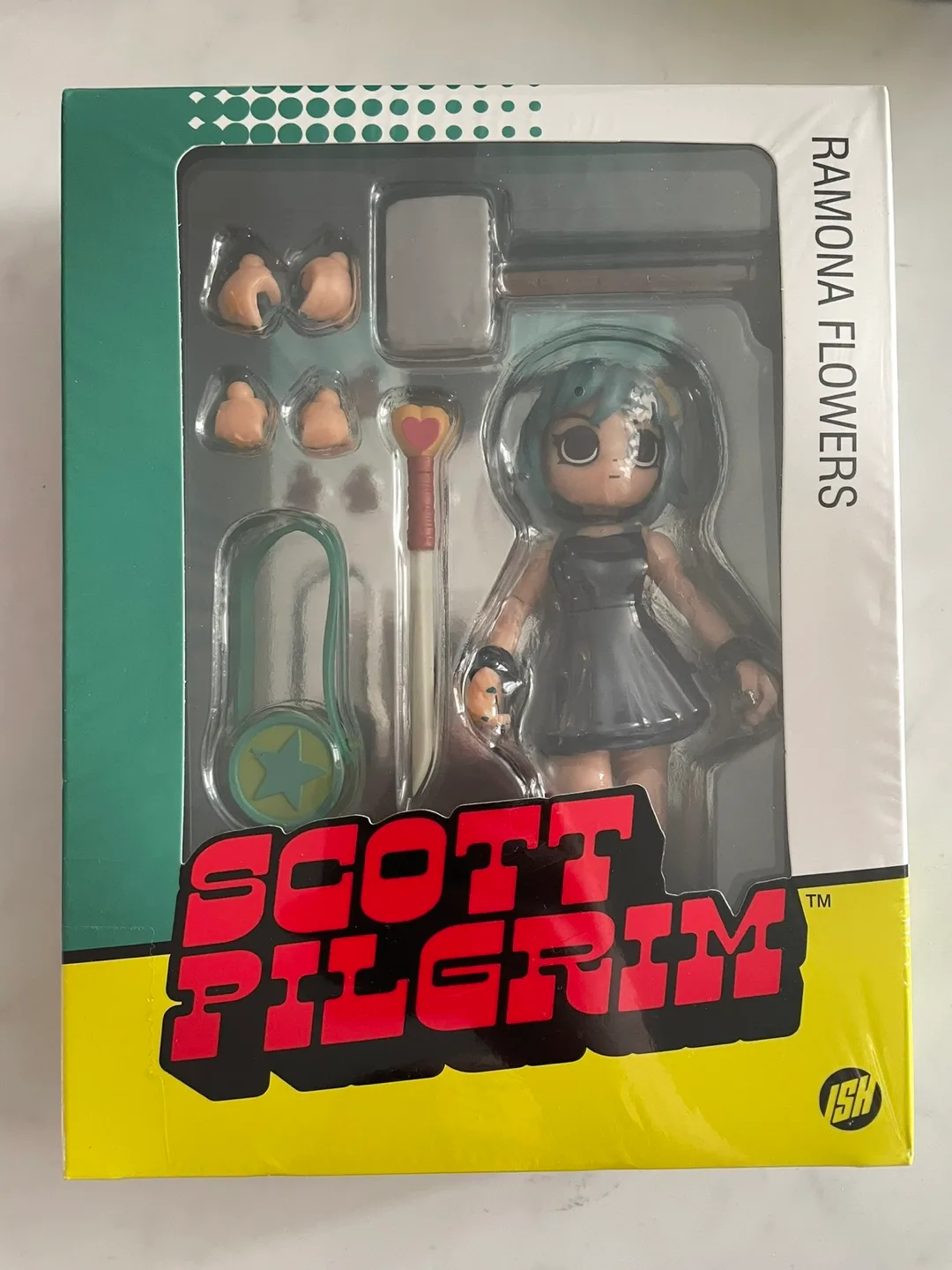 BNIB - ISH Scott Pilgrim Figure - Ramona Flowers Green thumbnail