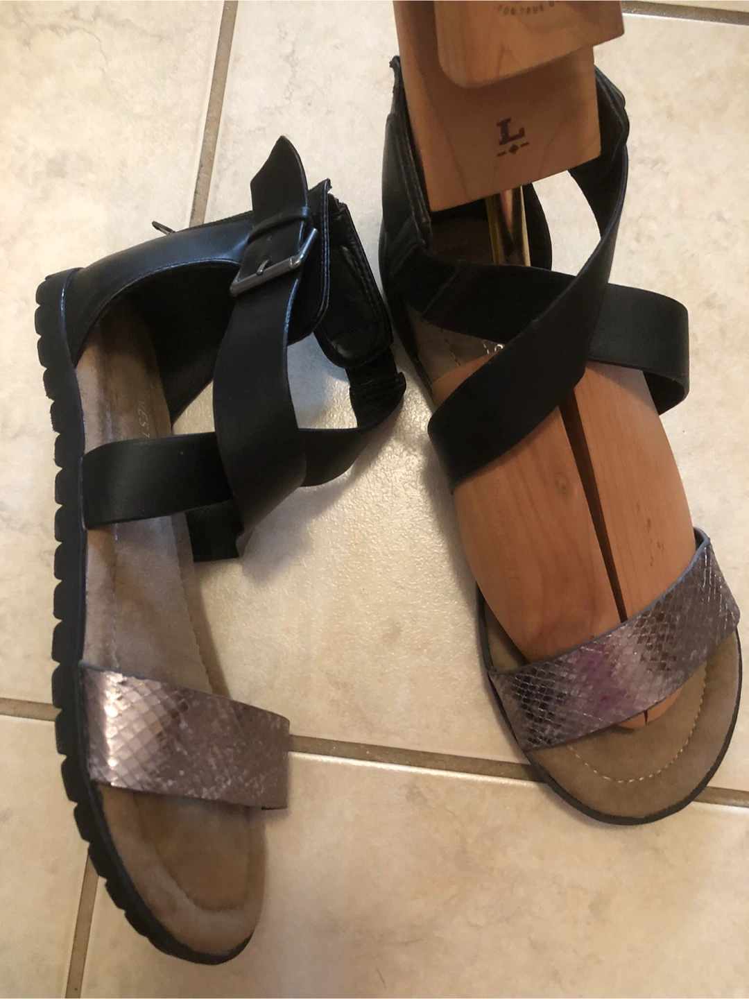 Nine West  Black Sandals - photo 3