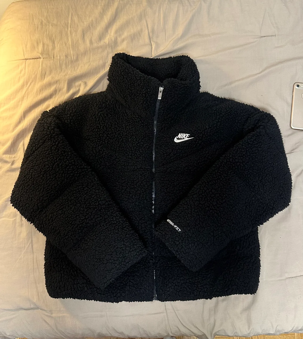 Nike Sherpa Fleece Jacket - Black thumbnail