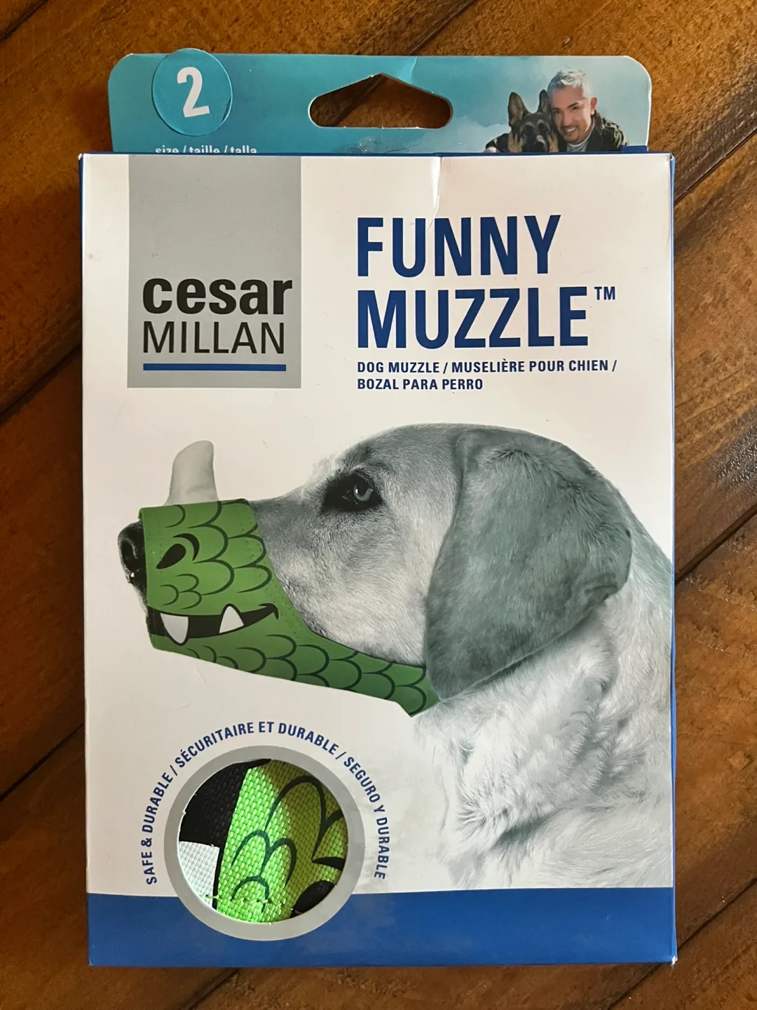 New Cesar Millan Funny Muzzle Dragon - Size 2 thumbnail