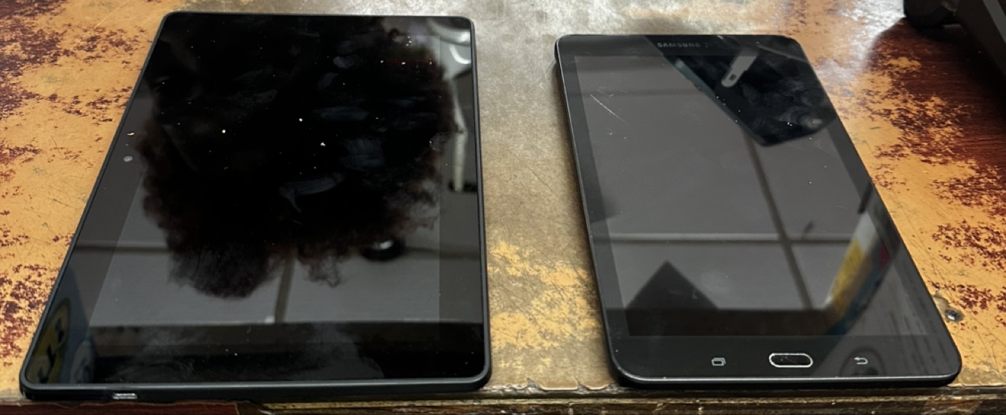 Samsung Galaxy Tab A & Unknown Tablet