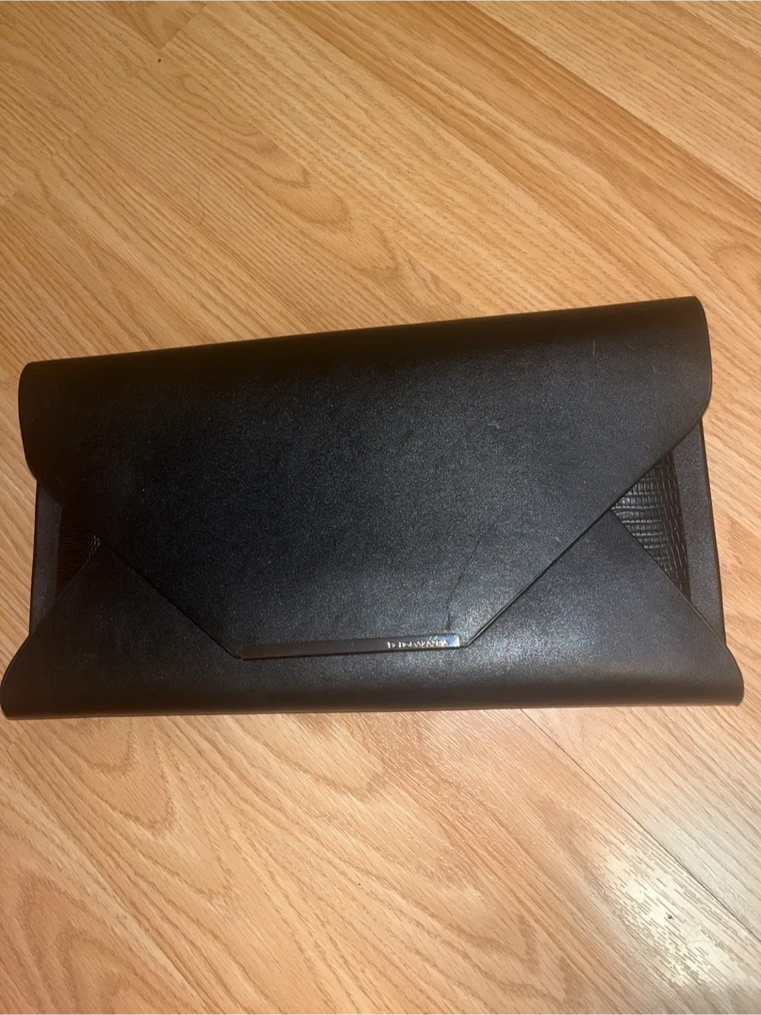 BCBG leather clutch thumbnail
