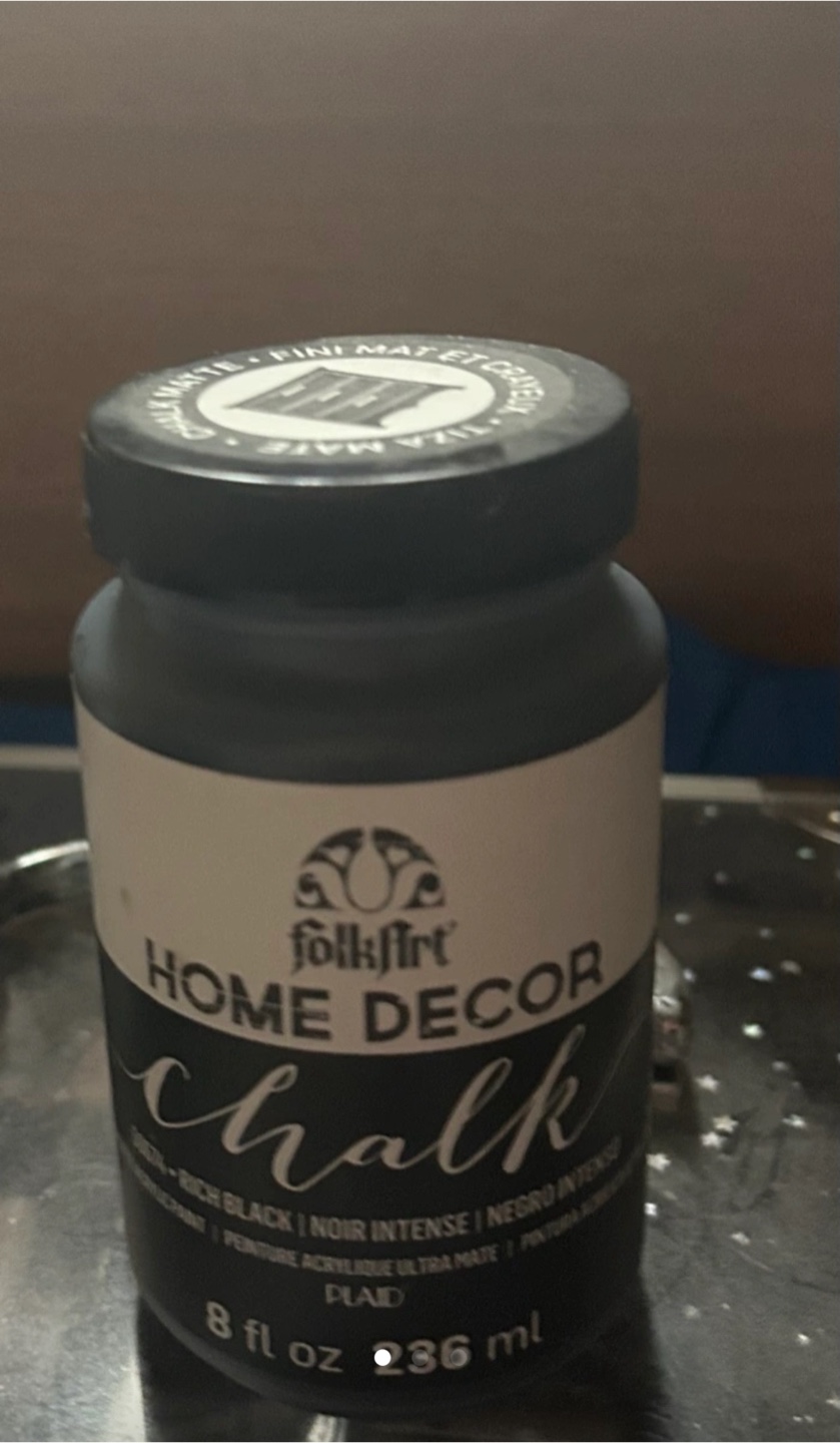 FolkArt Home Decor Chalk Paint - Rich Black - photo 3