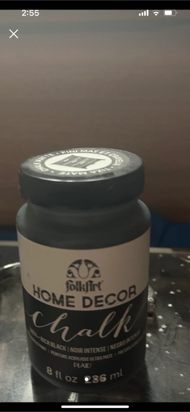 FolkArt Home Decor Chalk Paint - Rich Black - photo 2