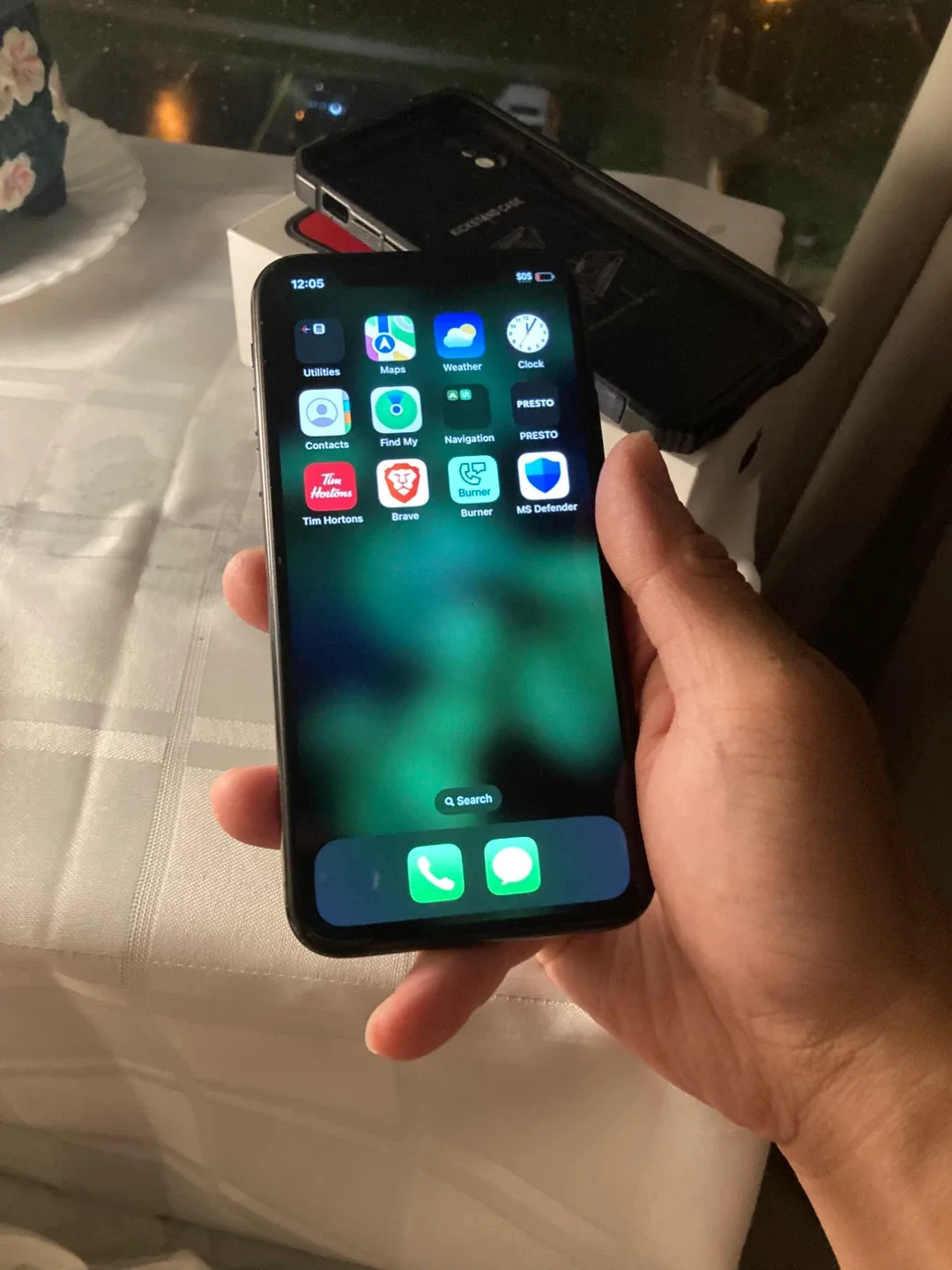 Apple iPhone X - Black 64G -Unlocked thumbnail