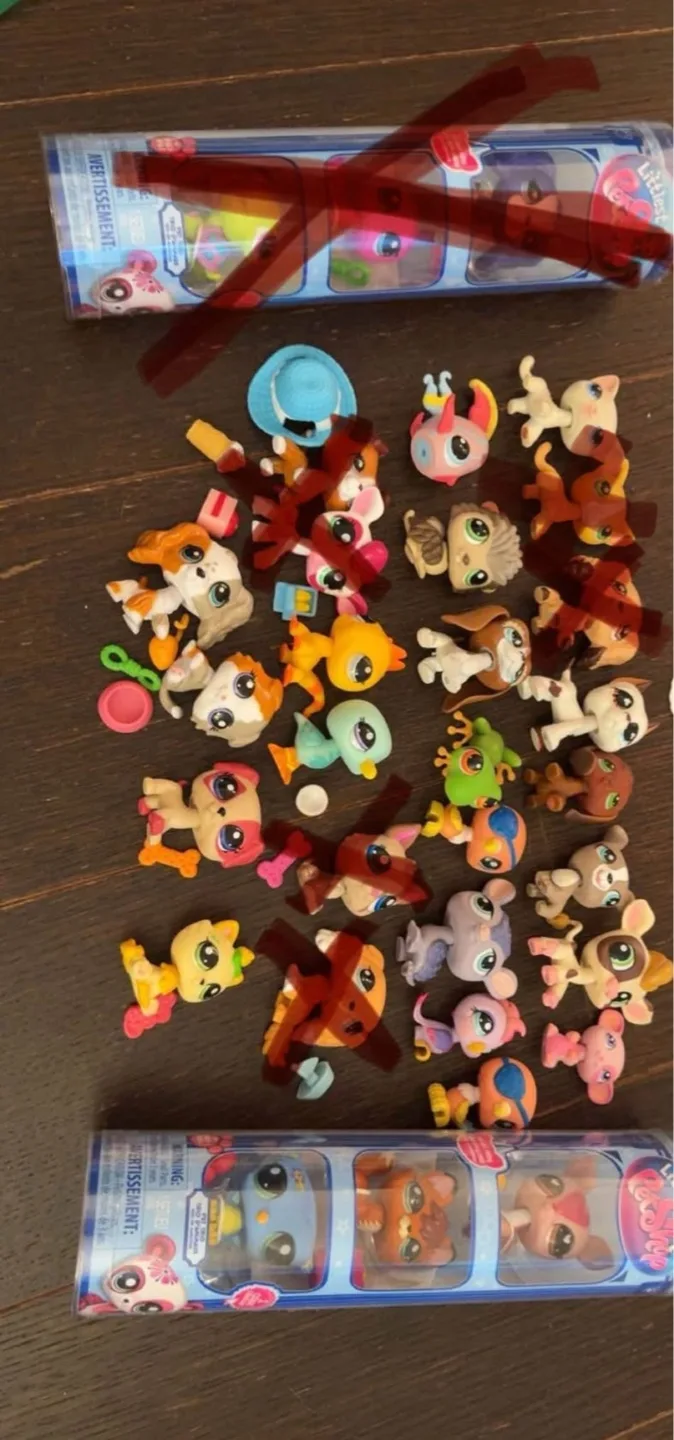 Littlest Pet Shop Authentic Pet Lot With Main 5’s image indicator(3)