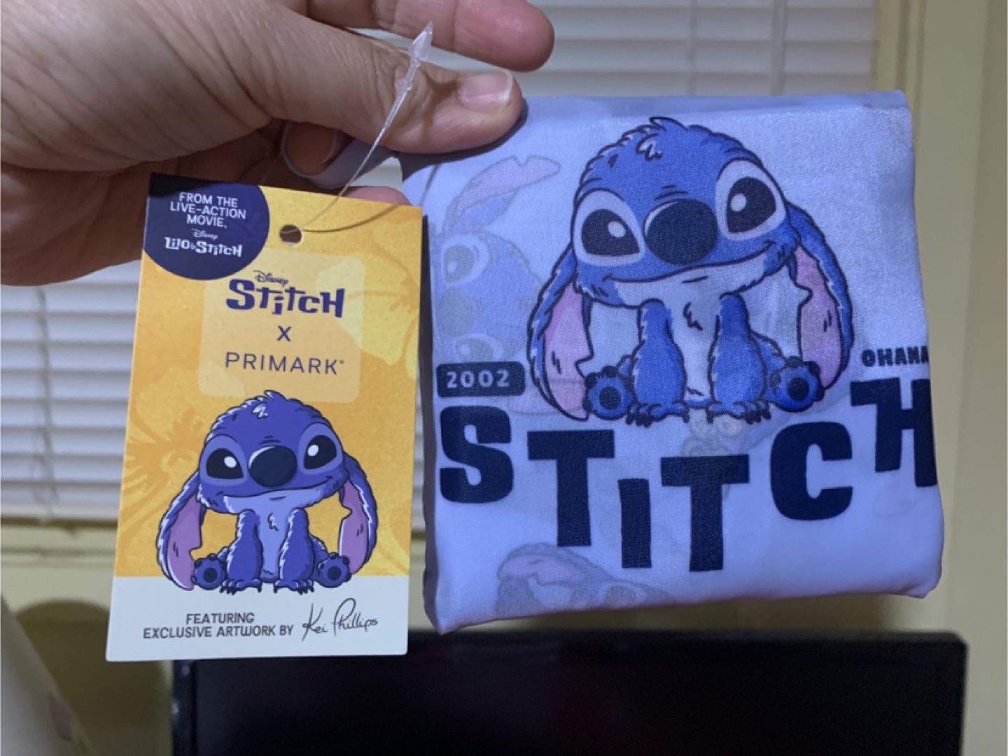 Disney Stitch x Primark Reusable Shopping Bag - New