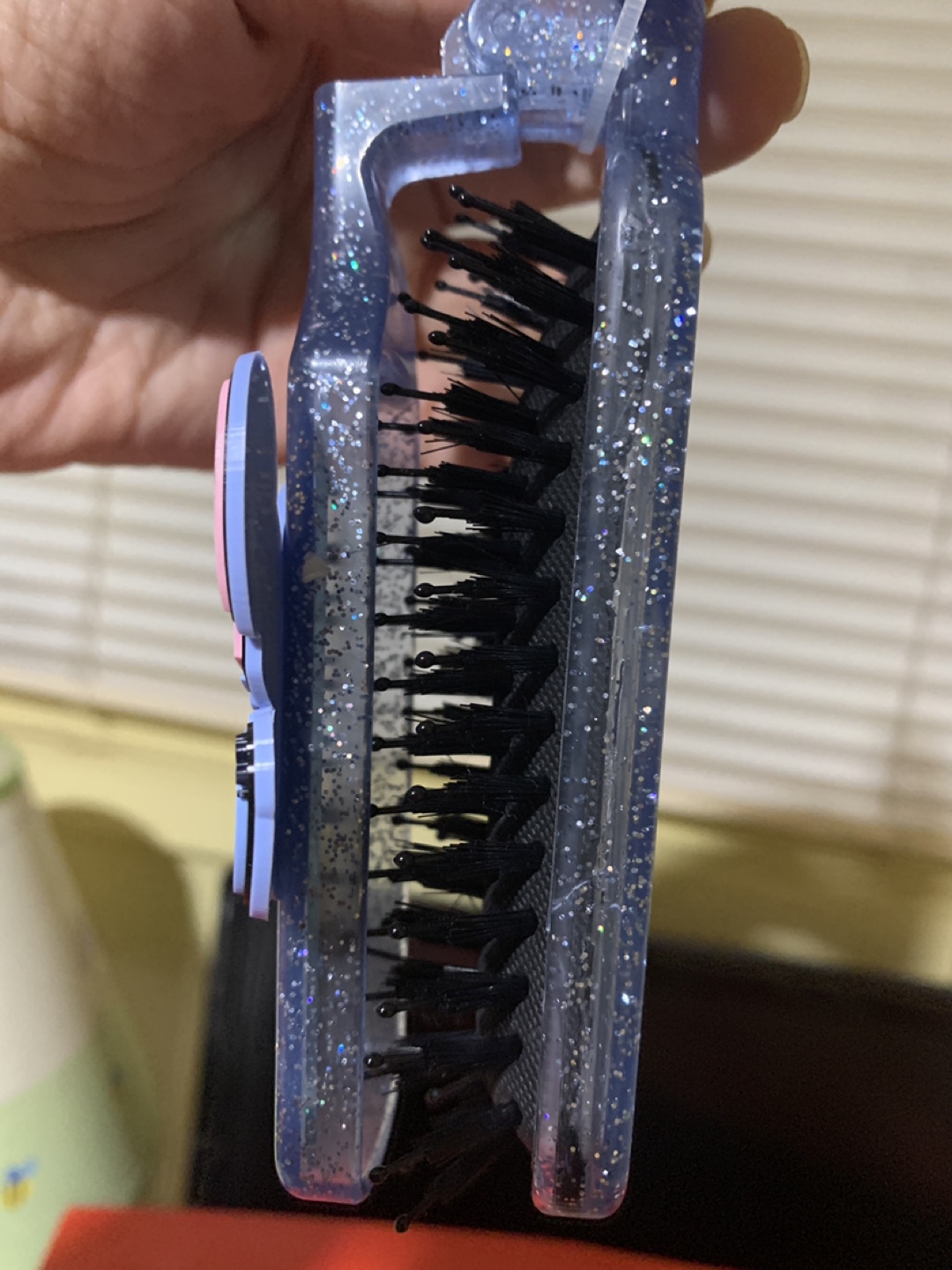 Disney Stitch Smoothing Travel Brush - New - photo 3
