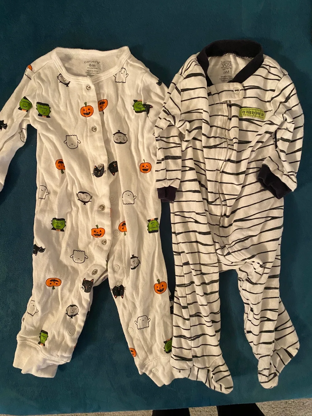 Carter's 6M Baby Sleepers - Halloween Theme thumbnail