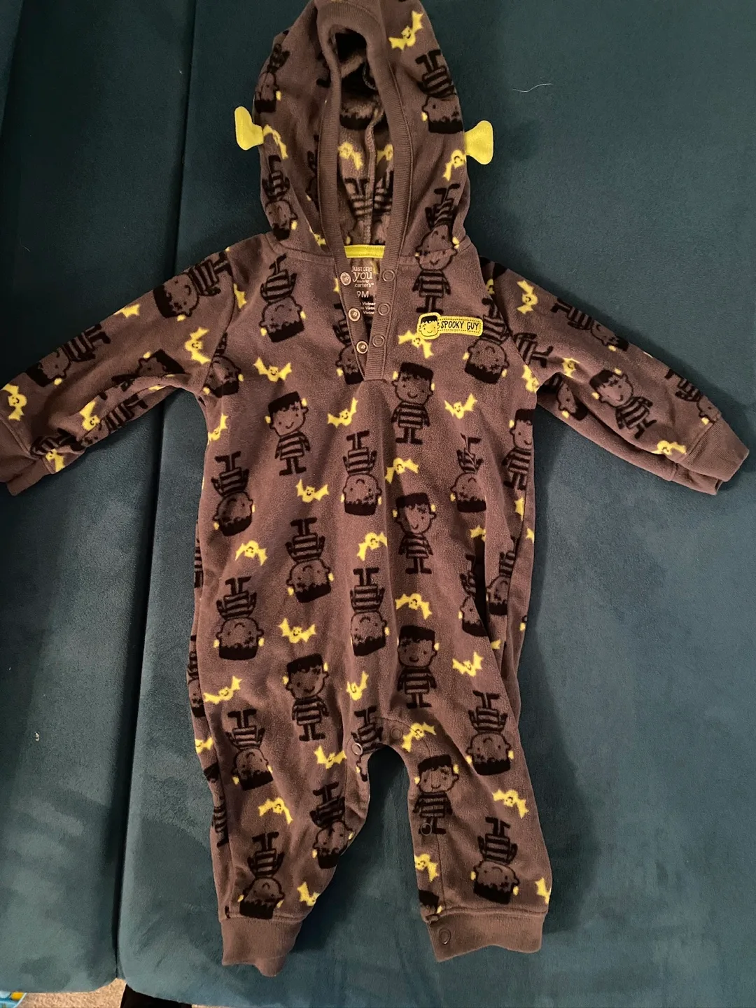 Just One You Carter's 9M Monster Romper thumbnail