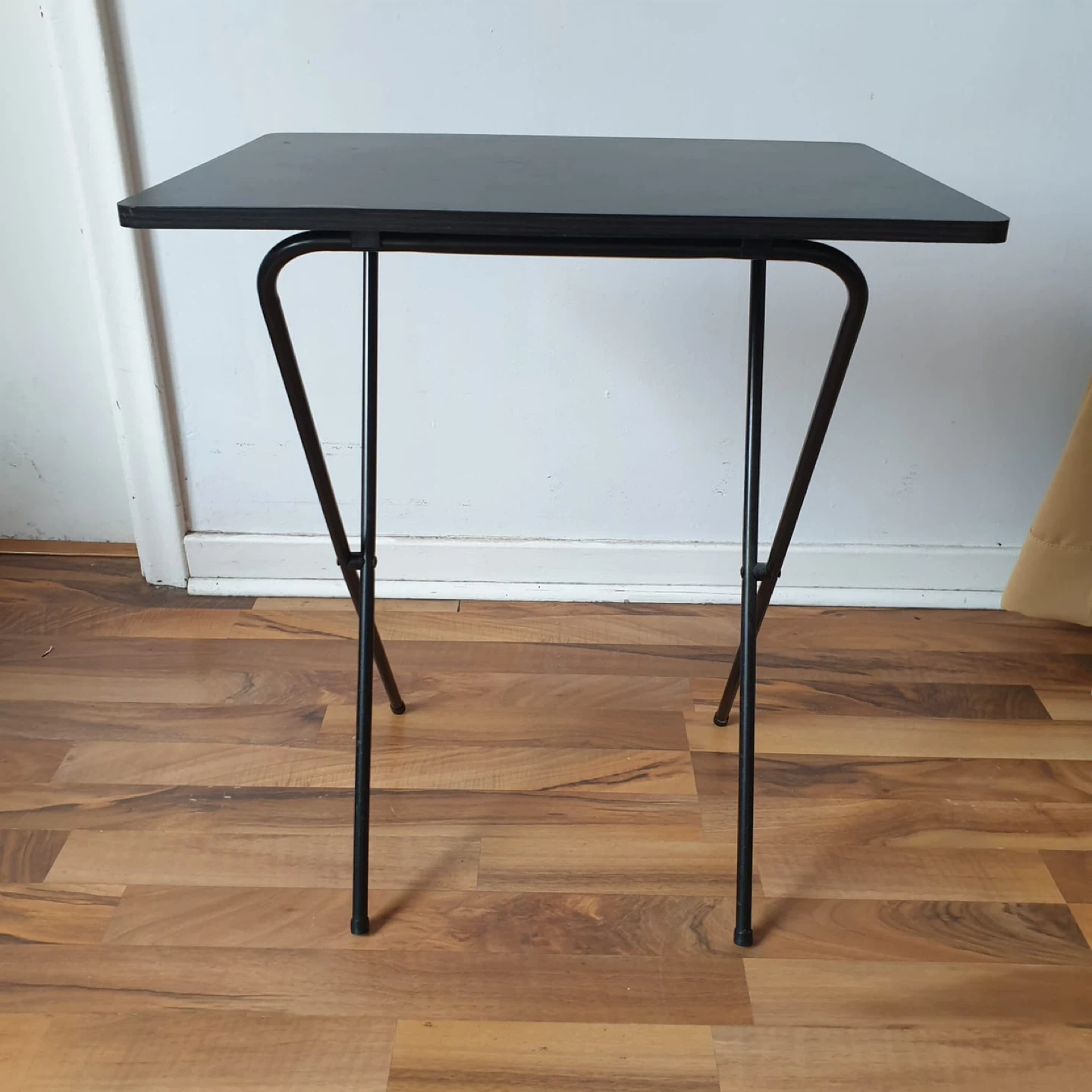 Black Folding Tray Table