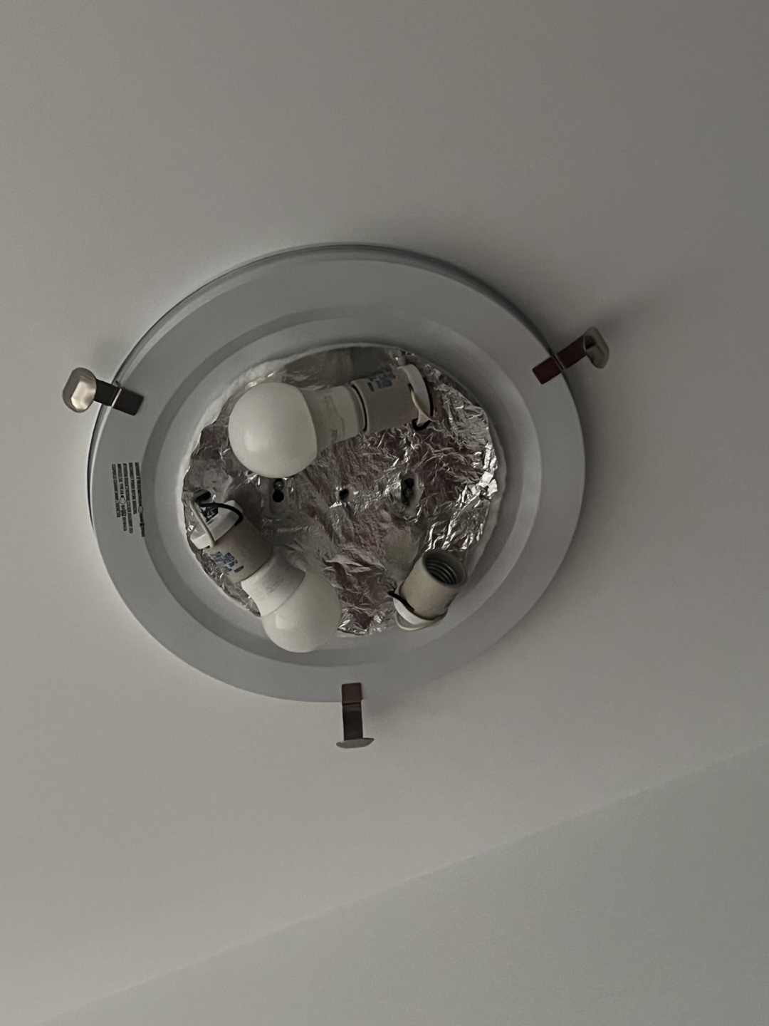 #Freecycle 2 Ceiling Light Fixtures - photo 4