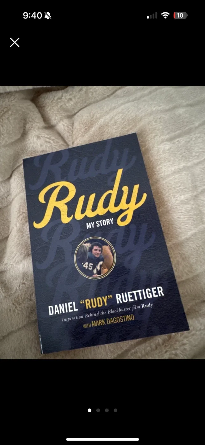 FREE - Rudy: My Story - Daniel Ruettiger Book