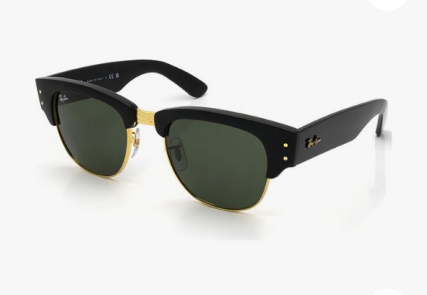 Ray-Ban Clubmaster Sunglasses - Black & Gold
