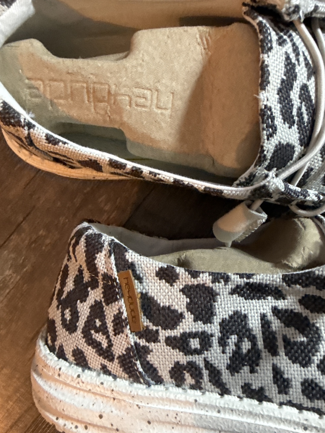 New Hey Dude Wendy Leopard Print Size 10 - photo 5