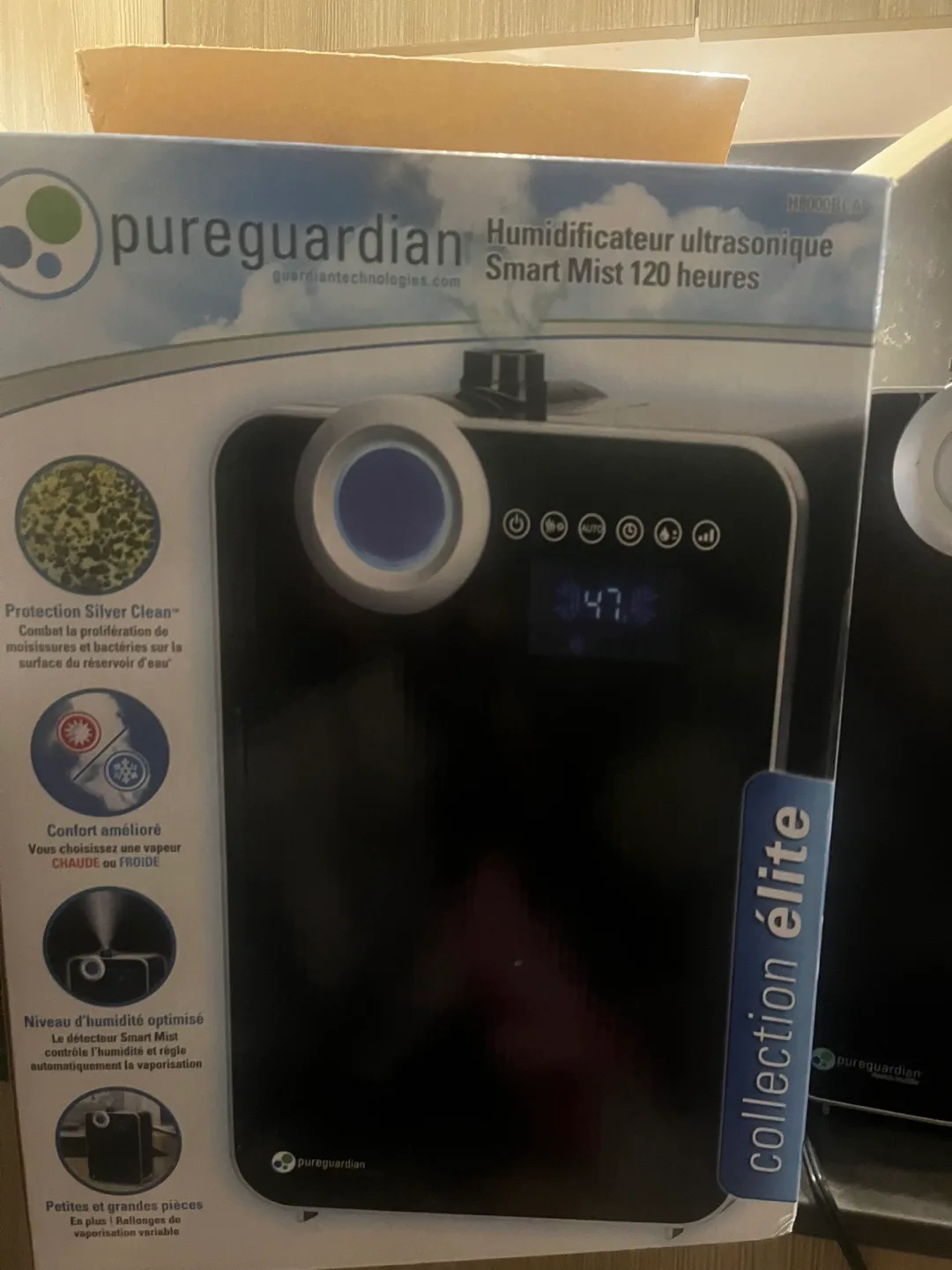 PureGuardian Humidifier Ultrasonic Smart Mist 120 Hours thumbnail