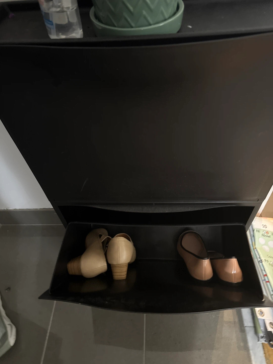 Black Shoe Cabinet - photo 3