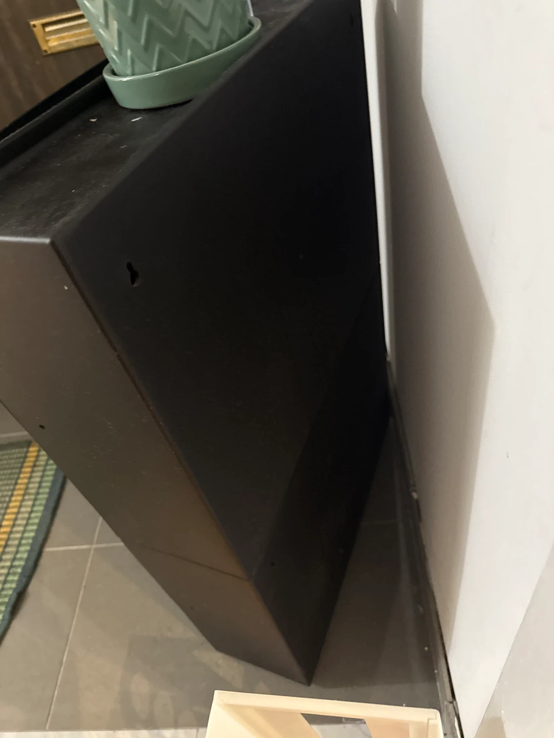 Black Shoe Cabinet - photo 4