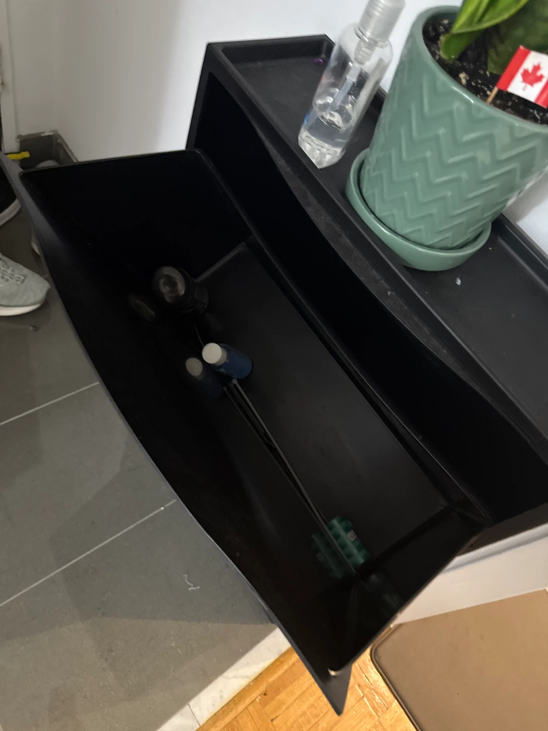 Black Shoe Cabinet - photo 2