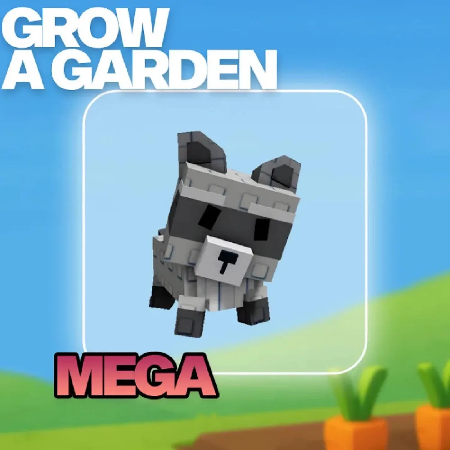 Grow A Garden: MEGA Raccoon thumbnail