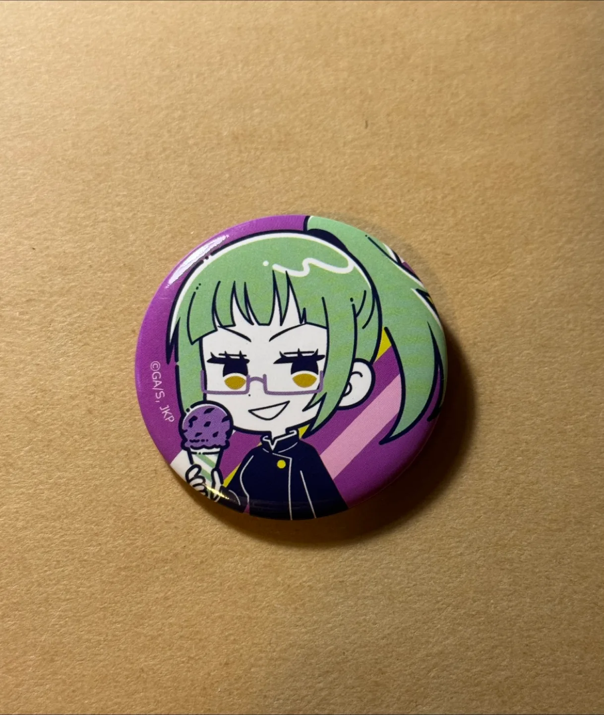 Makin Zenin Jujutsu Kaisen Badge Pin thumbnail