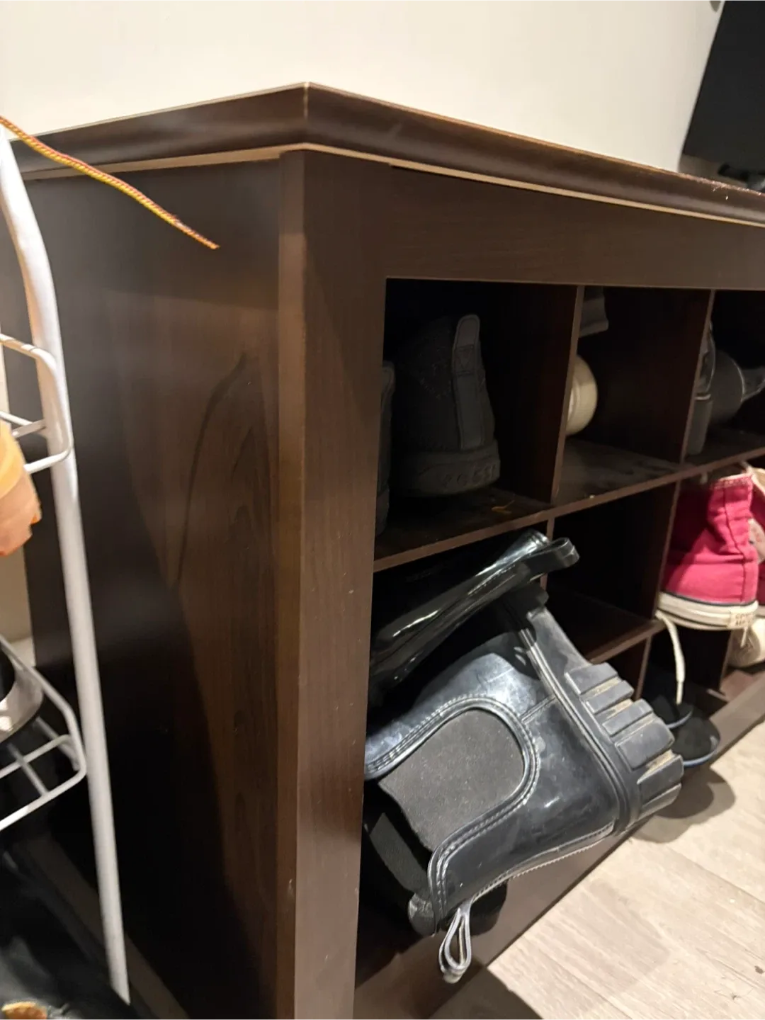 Prepac ESS-4824 Espresso Shoe Cubbie Bench image indicator(2)