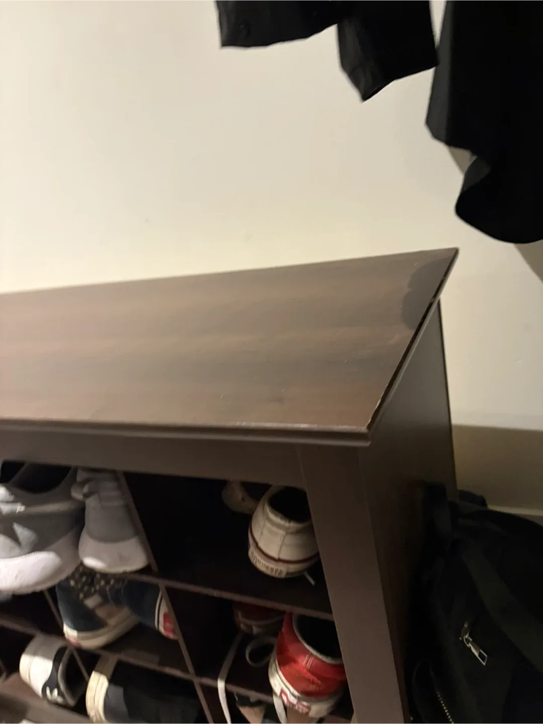 Prepac ESS-4824 Espresso Shoe Cubbie Bench image indicator(3)