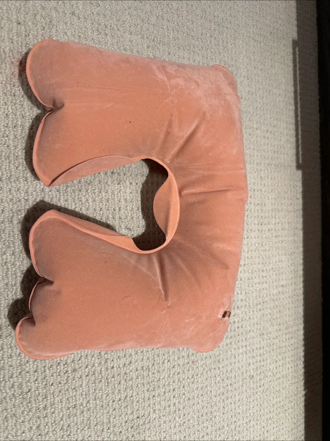 Inflation Neck Pillow - Peach Colour thumbnail