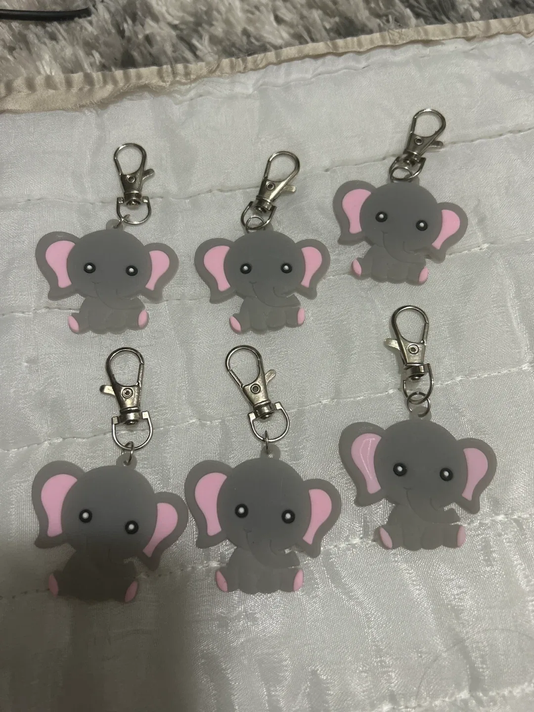 Elephant Keychains - Cute Accessory! thumbnail