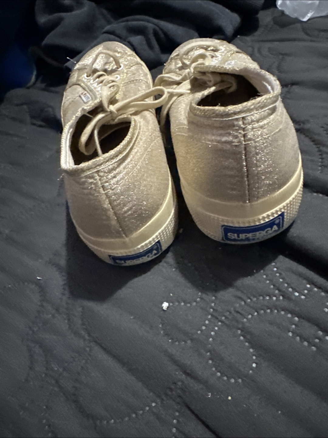 Superga Gold Glitter Sneakers - photo 3