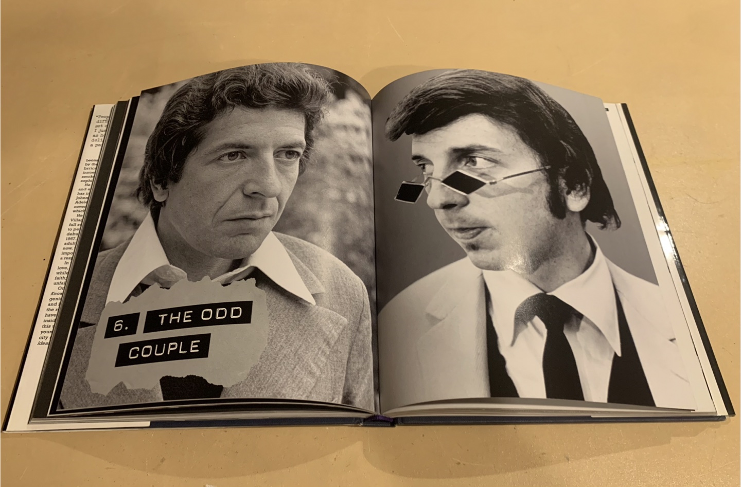 LEONARD COHEN BOOK, Large Size, VG Condition - photo 3