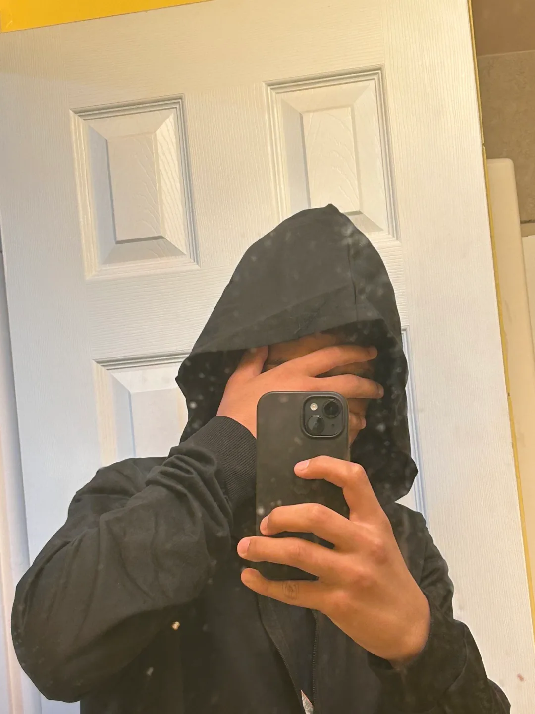 Black Zip-Up Hoodie image indicator(2)