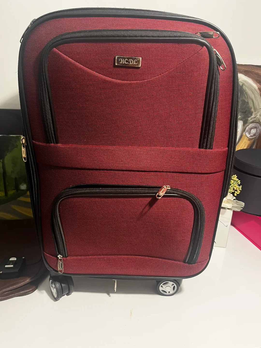 Red Rolling Suitcase - 21 Inches image indicator(7)