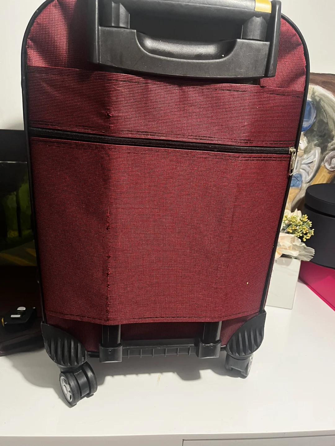 Red Rolling Suitcase - 21 Inches image indicator(5)